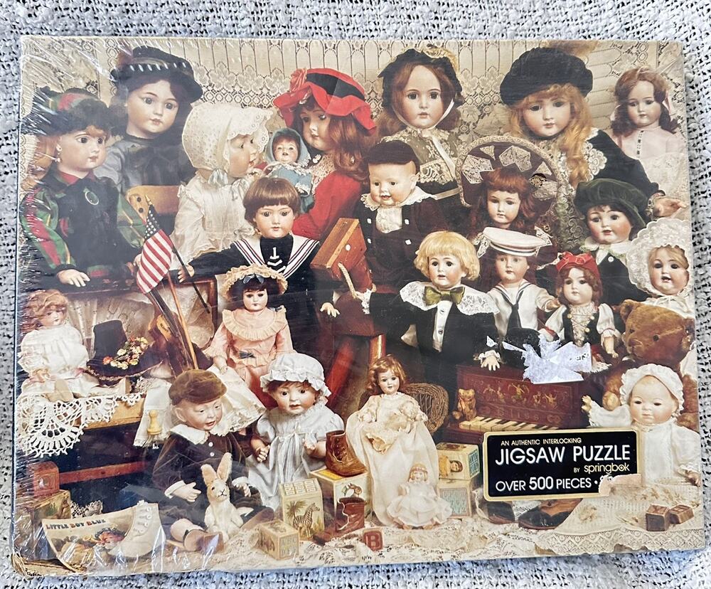 Vintage Springbok Puzzle The Doll Shop 500 Pcs Complete New Factory Sealed